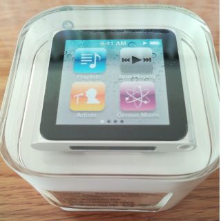 アップル(Apple)のAPPLE iPod nano 16GBMC526J/A シルバー(ポータブルプレーヤー)