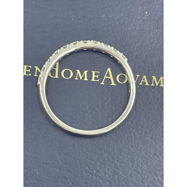 Vendome Aoyama(ヴァンドームアオヤマ)のヴァンドーム青山　プラチナ　ハーフエタニティリング レディースのアクセサリー(リング(指輪))の商品写真