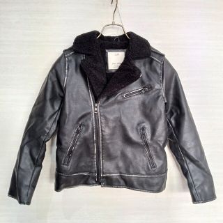 ザラキッズ(ZARA KIDS)のZARA KIDS　ライダースジャケット　フェイクレザー　男の子(ジャケット/上着)