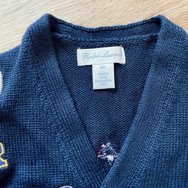 Ralph Lauren(ラルフローレン)のラルフローレン18M カーディガン　 キッズ/ベビー/マタニティのベビー服(~85cm)(カーディガン/ボレロ)の商品写真