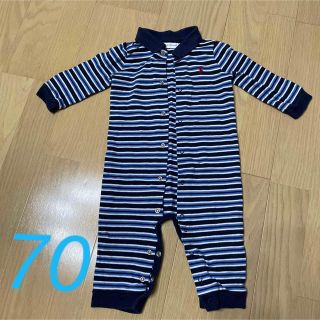 ポロラルフローレン(POLO RALPH LAUREN)のポロラルフローレン　ロンパース　70cm 男の子(ロンパース)