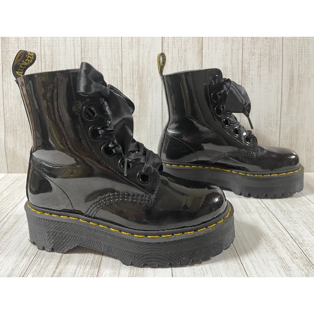 【専用】Dr.Martens MOLLY UK5 黒 厚底 パテント