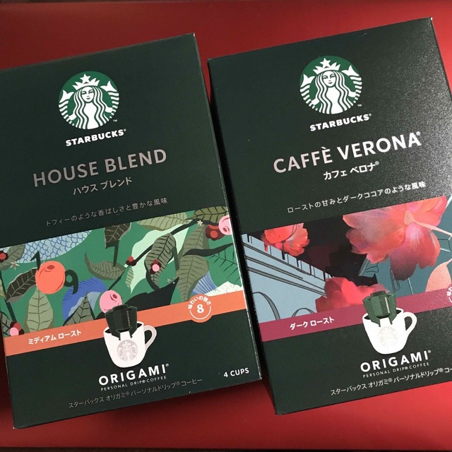 Starbucks Coffee(スターバックスコーヒー)のスターバックス ORIGAMI  ドリップコーヒー　8cups 食品/飲料/酒の飲料(コーヒー)の商品写真