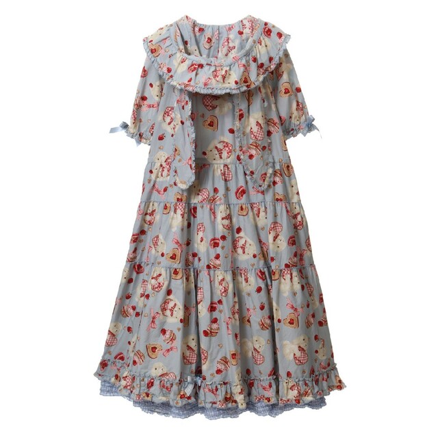 試着のみピンクハウス×misakoたれ耳ウサギワンピース 【予約販売品
