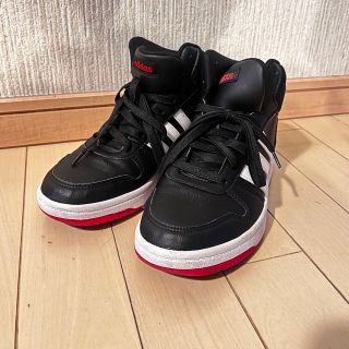 アディダス(adidas)のアディダス　キッズ　アディフープス ミッドカット　23,5センチ(スニーカー)