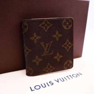 ルイヴィトン(LOUIS VUITTON)のルイヴィトン　モノグラム　ポルトビエカルトブルー　折財布(折り財布)