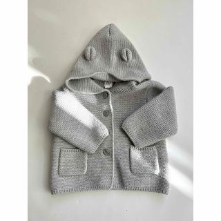 ベビーギャップ(babyGAP)の【美品】babyGAP くまみみカーディガン　18-24m(カーディガン)