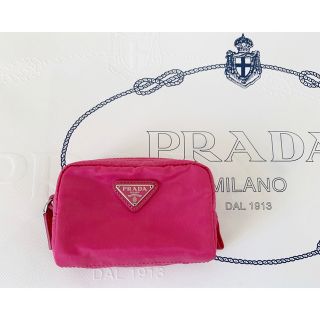 プラダ(PRADA)の【新品未使用】★PRADA ★ミニポーチ(ポーチ)