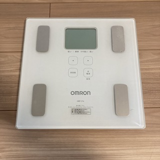 オムロン(OMRON)の★オムロン 体重・体組成計 カラダスキャン ホワイト HBF-214-W(体重計/体脂肪計)