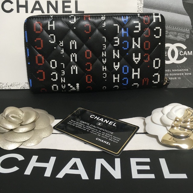 正規品 シャネル CHANEL 長財布  ブラック