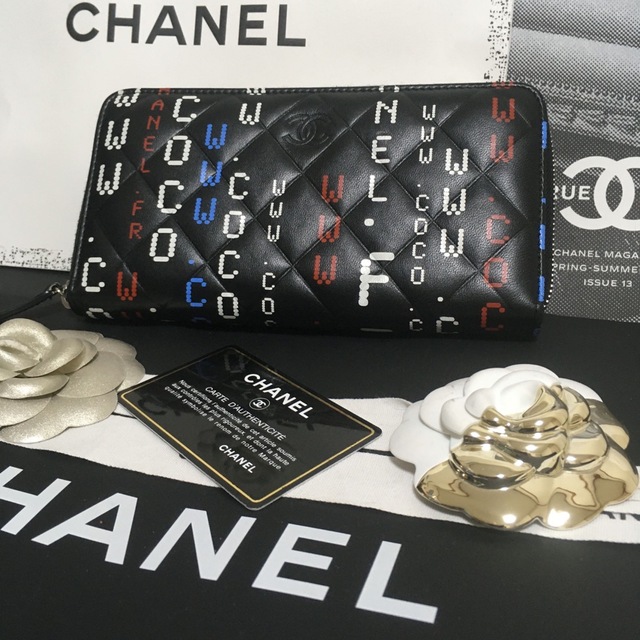 正規品 シャネル CHANEL 長財布  ブラック