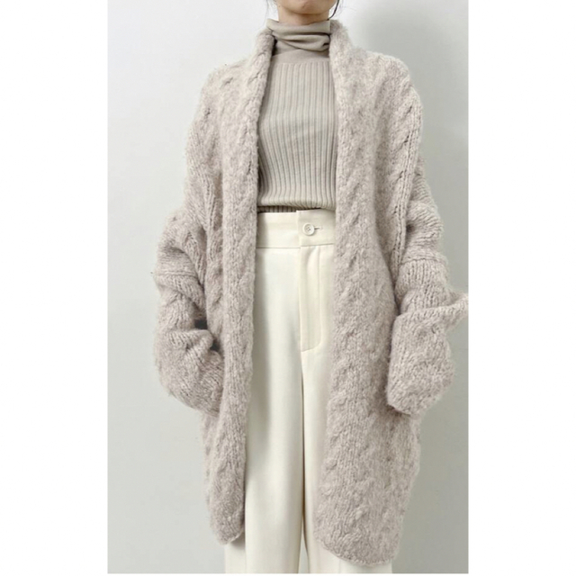 アパルトモン購入◇LAUREN MANOOGIAN◇CABLE CARDIGAN - カーディガン