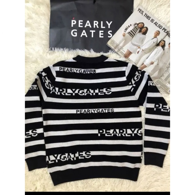 PEARLY GATES   パーリーゲイツレディース クルーネックニットプル