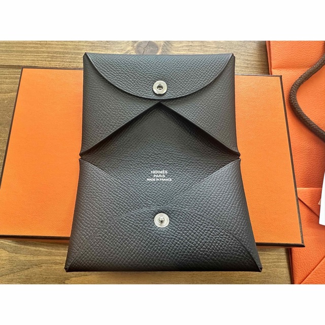 最適な材料 Hermes - エルメス カルヴィ カードケース 名刺入れ 名刺