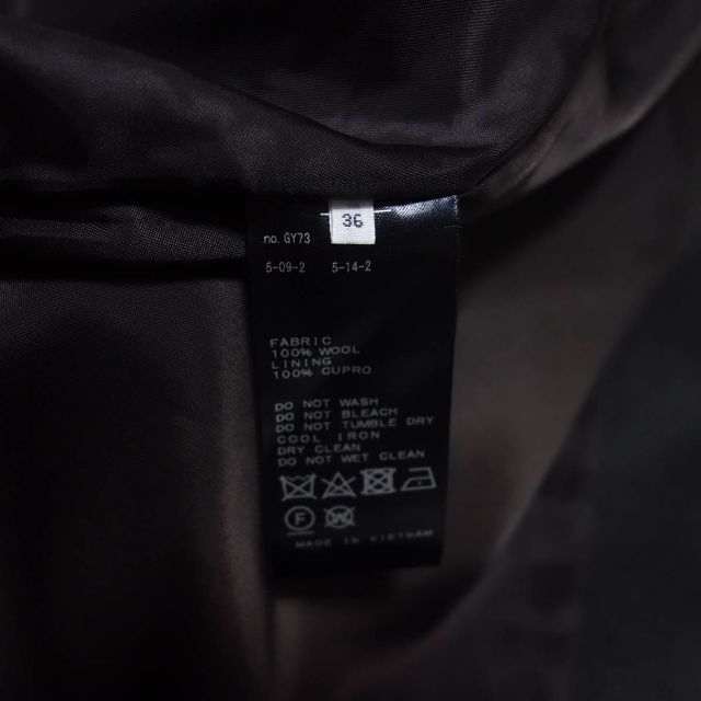IENA 二重織りシャルムハーフコート 36 ブラックA イエナ お歳暮 8160 IENA 二重織りシャルムハーフコート 36 ブラックA イエナ お歳暮 8160