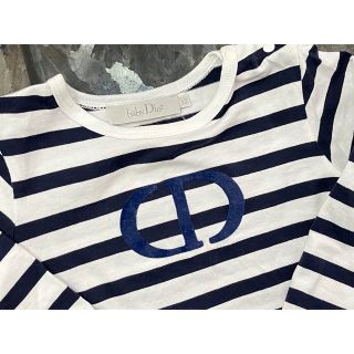 Dior Baby ボーダー ロンT ロゴ