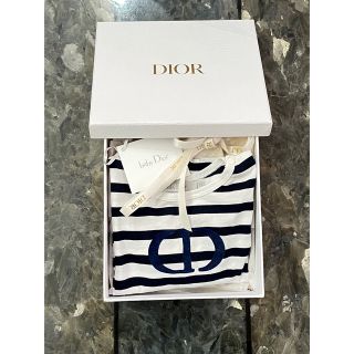 baby Dior - Dior Baby ボーダー ロンT ロゴの通販 by mikamika's