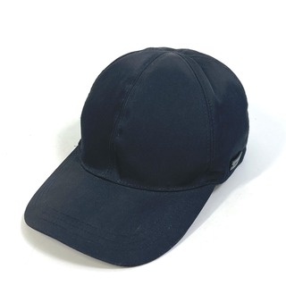 プラダ(PRADA)のプラダ PRADA ロゴ 2HC274 帽子 レザータグ ベースボール キャップ ナイロン ブラック(キャップ)
