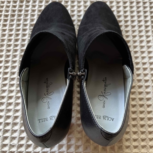 GINZA Kanematsu(ギンザカネマツ)の銀座かねまつ ブーティ 24㎝ レディース 靴 黒 ショートブーツ  レディースの靴/シューズ(ブーティ)の商品写真