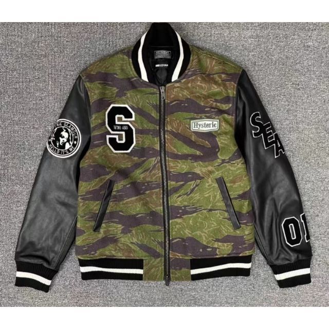 シルバー/レッド WIND AND SEA X HYS Bomber Jacket - 通販 - www