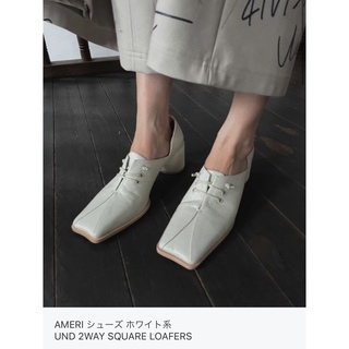 アメリヴィンテージ(Ameri VINTAGE)のUND 2WAY SQUARE LOAFERS Lサイズ(ハイヒール/パンプス)