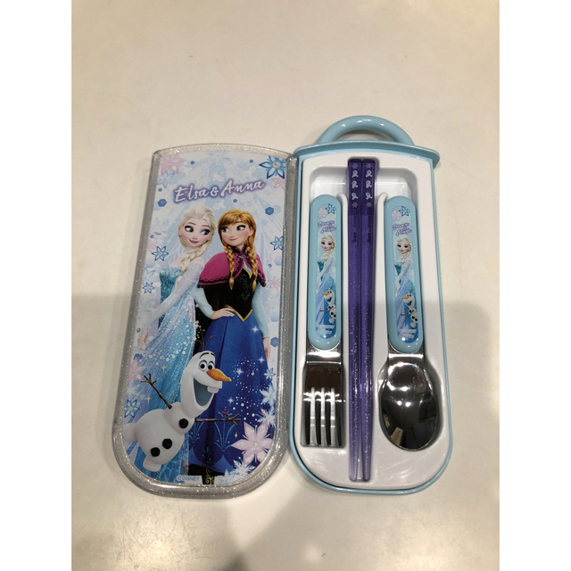 Disney(ディズニー)のDisney  アナ雪　カトラリーセット　女の子 キッズ/ベビー/マタニティの授乳/お食事用品(スプーン/フォーク)の商品写真