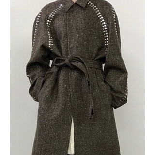 DRIES VAN NOTEN - stefan cooke 20aw studded wool overcoatの通販 by ...