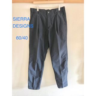 シェラデザイン(SIERRA DESIGNS)のシエラデザイン×ワイルドライフテイラー　パンツ　ネイビー　Lサイズ(スラックス)