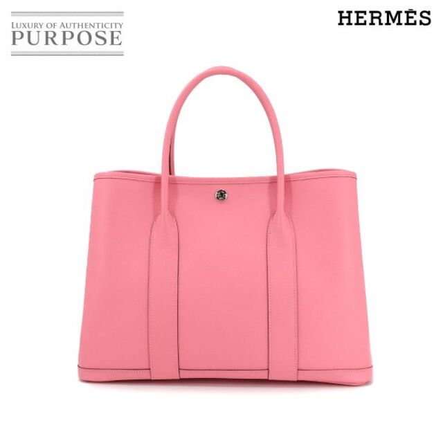 未使用 展示品 エルメス HERMES ガーデンパーティ PM トート バッグ エプソン ローズコンフェッティ Z刻印 VLP 90157411