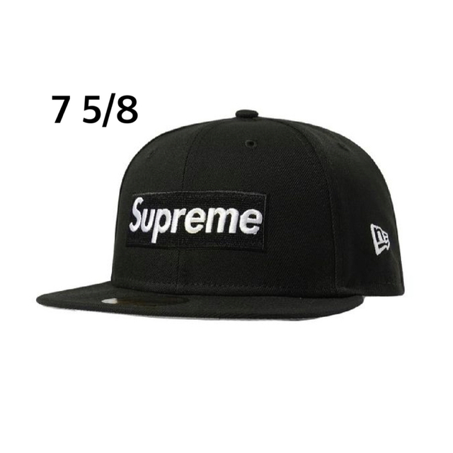 Supreme　NewEra 　Black　キャップ