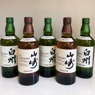 新品未開封】山崎 NV 2本 白州 NV× 3本 5セット-