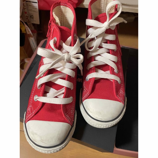 CONVERSE(コンバース)の☆コンバース　キッズ靴19㎝ キッズ/ベビー/マタニティのキッズ靴/シューズ(15cm~)(スニーカー)の商品写真