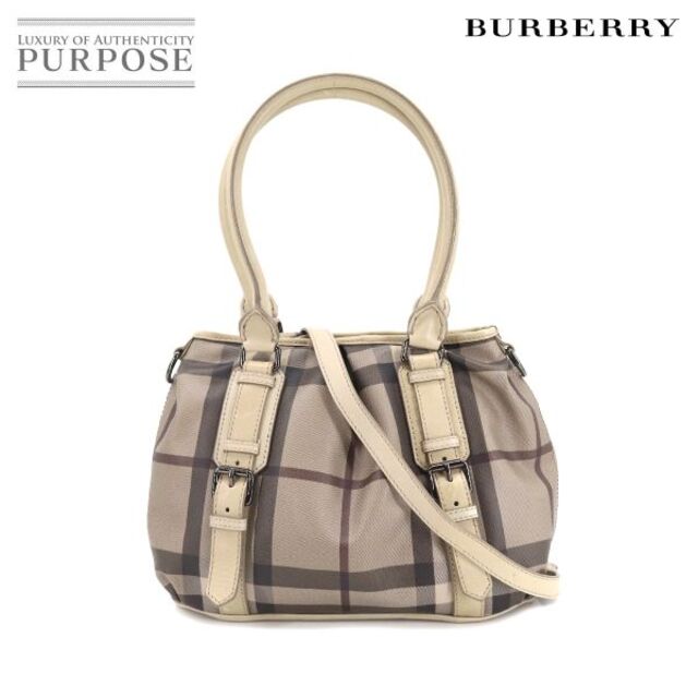 バーバリー BURBERRY スモークドチェック 2way ハンド ショルダー