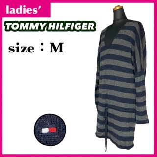 トミーヒルフィガー(TOMMY HILFIGER)の【カシミヤ混】トミーヒルフィガー ニット ワンピース レディース サイズM (ひざ丈ワンピース)