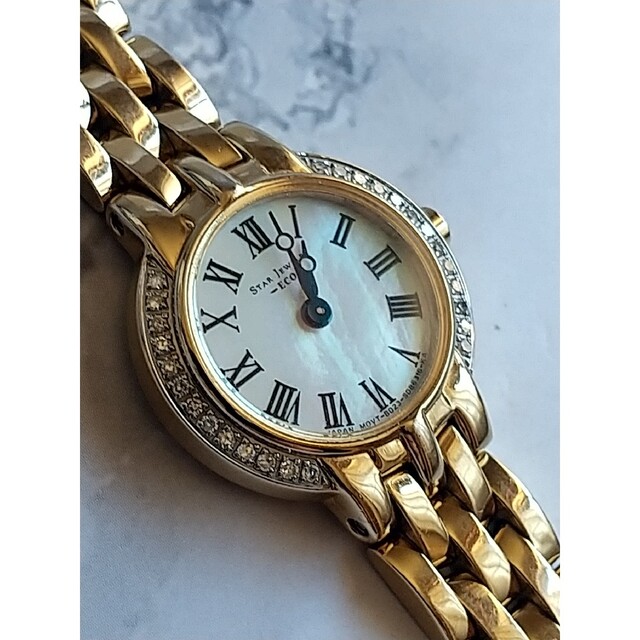 スタージュエリー ECO 腕時計 美品 0.13カラットダイヤモンドベゼル | フリマアプリ ラクマ
