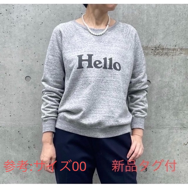 新品タグ付HELLO SWEAT L/S URAKE DYED -LT.Gray - トレーナー/スウェット