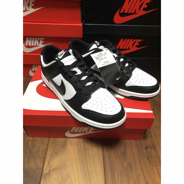 NIKE DUNK LOW WHITE BLACK パンダ 27cm