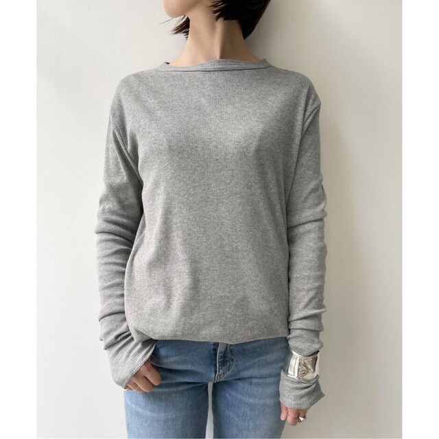 L'Appartement DEUXIEME CLASSE(アパルトモンドゥーズィエムクラス)のL'AppartementRib L/S T-SH レディースのトップス(その他)の商品写真