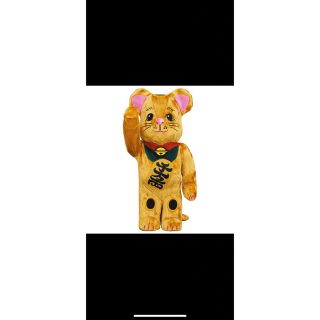 ベアブリック(BE@RBRICK)のBE@RBRICK 招き猫 金 着ぐるみ版 400%(その他)