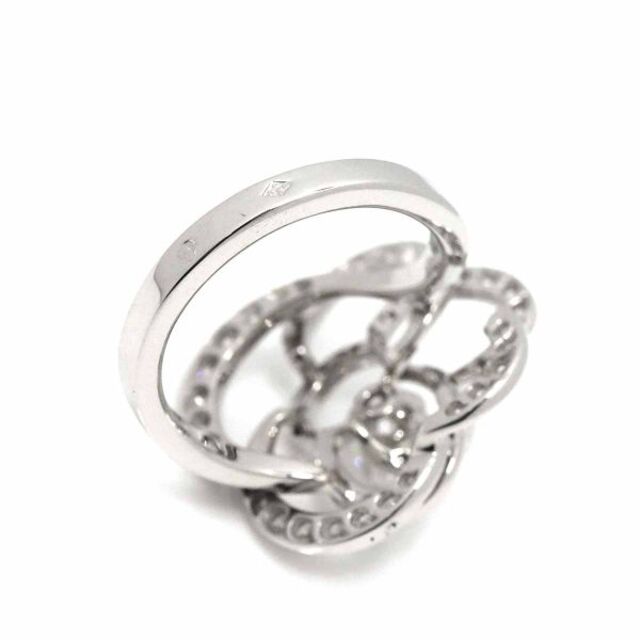 CHANEL - シャネル CHANEL カメリア ダイヤ 0.31ct F/VVS1/VG #47 リング K18 WG 750 指輪 Ring【証明書・鑑定書付き】VLP 90173472