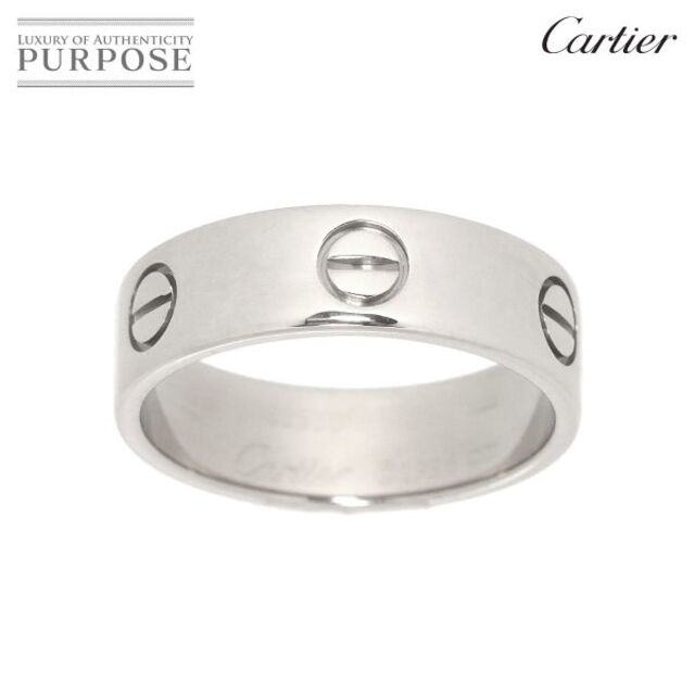Cartier - カルティエ Cartier ラブ #57 リング K18 WG ホワイトゴールド 750 指輪 VLP 90175017