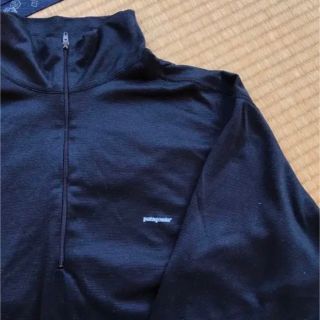 パタゴニア(patagonia)のパタゴニア　アメリカ製　ジップアップ　ロンT XL(Tシャツ/カットソー(七分/長袖))