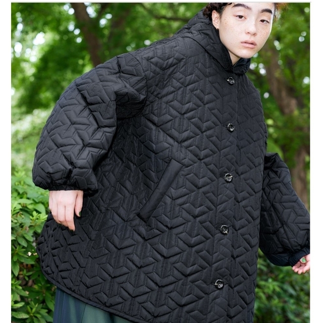 ENFOLD QUILTING BIG BLOUSON