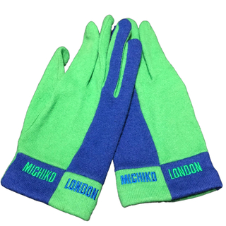 ミチコロンドン(MICHIKO LONDON)の美品MICHIKO LONDONウール手袋(手袋)