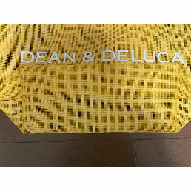 DEAN & DELUCA(ディーンアンドデルーカ)の美品DEAN&DELUCA メッシュトートバッグ　Lサイズ　イエロー レディースのバッグ(トートバッグ)の商品写真