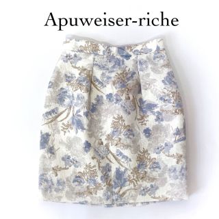 アプワイザーリッシェ(Apuweiser-riche)のこじはる着用 Apuweiser-riche ガーデンフラワー スカート(ミニスカート)