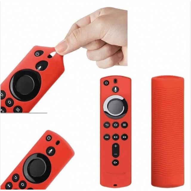 【新品】【ブラック】 Amazon fire tv stick リモコンカバー スマホ/家電/カメラのテレビ/映像機器(その他)の商品写真