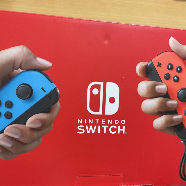 Nintendo Switch(ニンテンドースイッチ)のNintendo Switch JOY-CON(L) ネオンブルー/(R) ネオ エンタメ/ホビーのゲームソフト/ゲーム機本体(家庭用ゲーム機本体)の商品写真