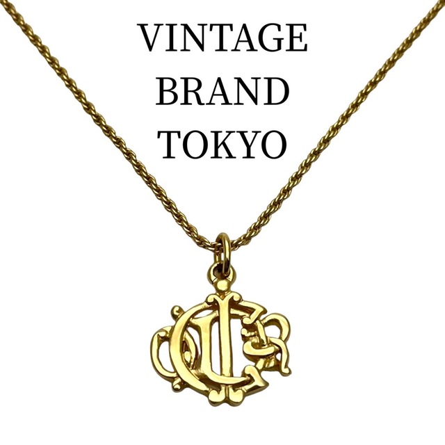 Christian Dior クリスチャンディオール ネックレス ロゴ エンブレム