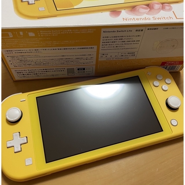 Nintendo Switch(ニンテンドースイッチ)のNintendo Switch Lite イエロー　※本体のみ※ エンタメ/ホビーのゲームソフト/ゲーム機本体(家庭用ゲーム機本体)の商品写真